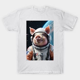 Giraffe Astronaut T-Shirt